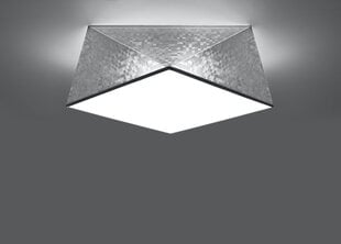 Потолочный светильник Sollux Hexa, серебро, 35 см цена и информация | Потолочные светильники | kaup24.ee