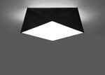 Потолочный светильник Sollux Hexa, черный, 35 см