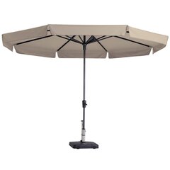 Madison Parasol Syros, sand sp., ümmargune, 350cm, PAC6P016 цена и информация | Зонты, маркизы, стойки | kaup24.ee