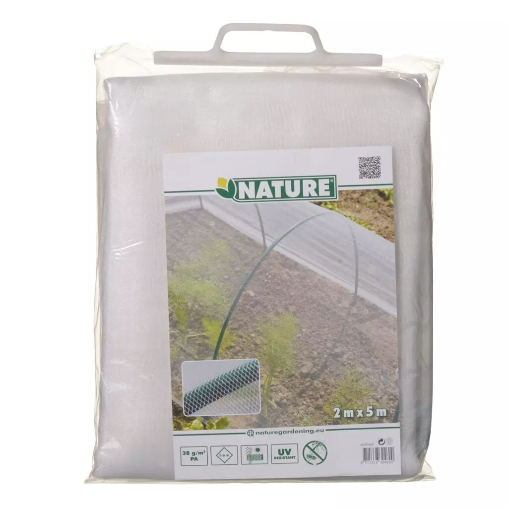 Nature putukavõrk, 2 x 5 m, läbipaistev hind ja info | Sääsevõrgud, putukavõrgud | kaup24.ee
