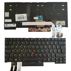 Lenovo ThinkPad T490s, T495s, UK, koos taustavalgustusega hind ja info | Komponentide tarvikud | kaup24.ee