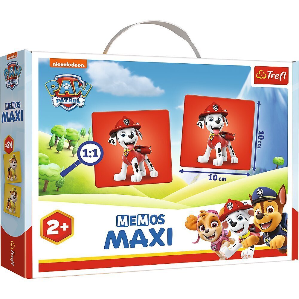 Mälukaardid (memo) Käpapatrull (Paw Patrol) Trefl цена и информация | Lauamängud ja mõistatused | kaup24.ee