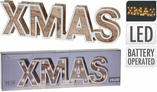 Светящаяся Рождественская декорация Xmas, 25 LED цена и информация | Декорации | kaup24.ee