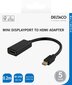 Deltaco 00110024, HDMI/Mini DP, 0.2 m цена и информация | USB jagajad, adapterid | kaup24.ee