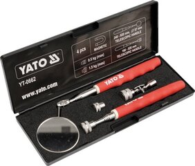 Набор магнитных держателей и зеркала Yato YT-0662, 4 предмета цена и информация | Механические инструменты | kaup24.ee