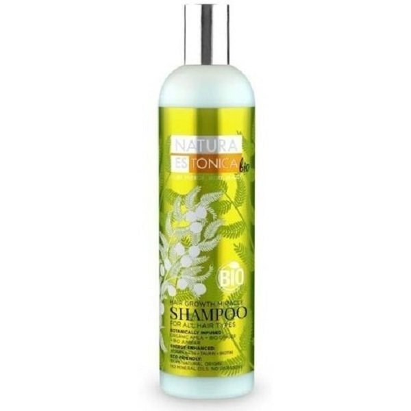 Natura Estonica šampoon Growth Miracle kõikidele juuksetüüpidele 400 ml цена и информация | Šampoonid | kaup24.ee