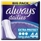 Pesukaitsmed Always Extra Long, 44 tk цена и информация | Tampoonid, hügieenisidemed, menstruaalanumad | kaup24.ee