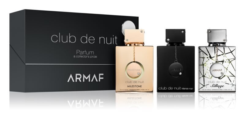 Meeste kingikomplekt Armaf Club de Nuit Man Intense, Sillage, Milestone: parfüüm EDP, 3 x 30 ml hind ja info | Meeste parfüümid | kaup24.ee