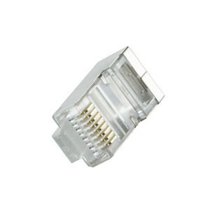 LogiLink RJ45 pistikud CAT.6 100 tk. kaanega varjestatud, must-MP0022 hind ja info | USB jagajad, adapterid | kaup24.ee