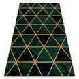 Ковёр Emerald 1020, зелёный / золотой
