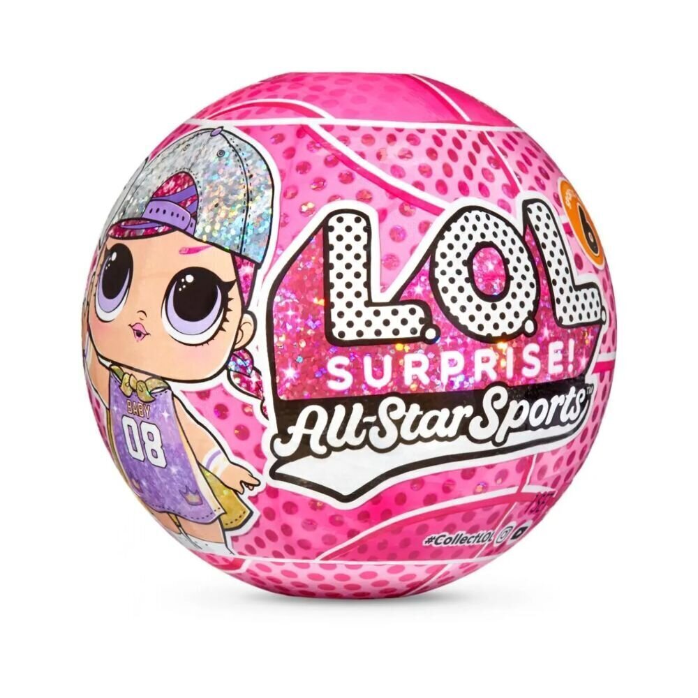Nukk LOL Surprise! All-Star-Sports - Series 6 hind ja info | Tüdrukute mänguasjad | kaup24.ee