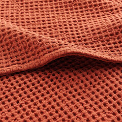 Pleed Gaufrette Terracotta Orange цена и информация | Покрывала, пледы | kaup24.ee