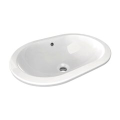 Keraamiline kraanikauss Ideal Standard Connect Oval, 55 x 38 cm, altpoolt paigaldatav, valge E504801 цена и информация | Раковины | kaup24.ee