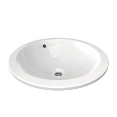 Keraamiline valamu Ideal Standard Connect Round, 48 cm, altpoolt paigaldatav, valge E505401 цена и информация | Раковины | kaup24.ee