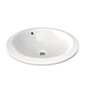 Keraamiline valamu Ideal Standard Connect Round, 48 cm, altpoolt paigaldatav, valge E505401 hind ja info | Kraanikausid, valamud | kaup24.ee