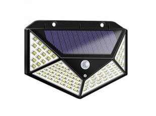 LED välisvalgusti päikesepatareiga (100 dioodi) hind ja info | Aia- ja õuevalgustid | kaup24.ee