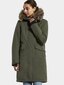 Didriksons naiste parka Erika 180g 503816*300, oliiv 7332627972723 цена и информация | Naiste joped ja parkad | kaup24.ee