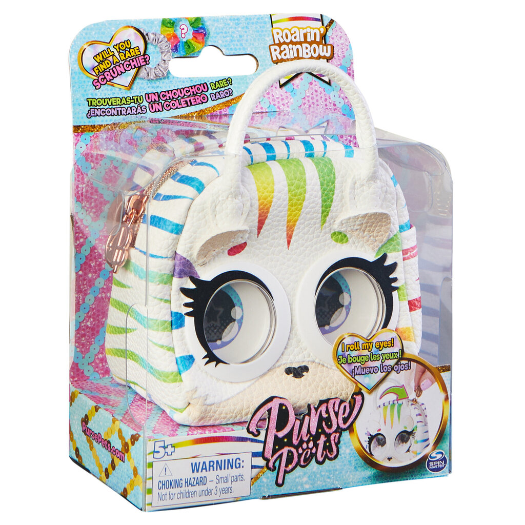 Purse Pets mikro kotike Roaring Rainbow hind ja info | Laste aksessuaarid | kaup24.ee