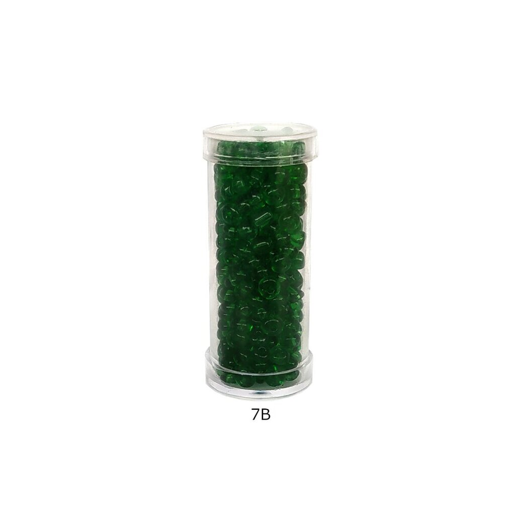 Klaasist ümmargused toruhelmed 6/0 RainBow® plasttorus 25 g, värv 7B цена и информация | Ehete valmistamine, helmestamine | kaup24.ee