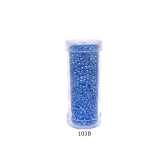 Klaasist ümmargused toruhelmed 12/0 RainBow® plasttorus 25 g, värv 103B hind ja info | Ehete valmistamine, helmestamine | kaup24.ee