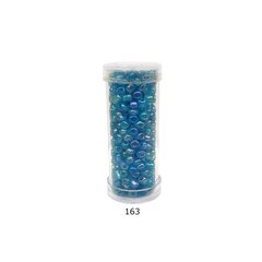Стеклянный круглый бисер 6/0 RainBow® в пластиковой тубе 25 г, цвет 163 цена и информация | Принадлежности для изготовления украшений, бисероплетения | kaup24.ee