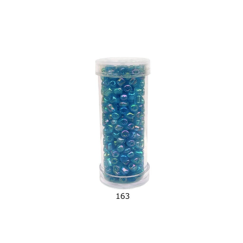 Klaasist ümmargused toruhelmed 6/0 RainBow® plasttorus 25 g, värv 163 цена и информация | Ehete valmistamine, helmestamine | kaup24.ee