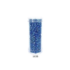 Klaasist ümmargused toruhelmed 6/0 RainBow® plasttorus 25 g, värv 163B hind ja info | Ehete valmistamine, helmestamine | kaup24.ee