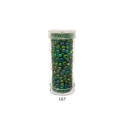 Klaasist ümmargused toruhelmed 6/0 RainBow® plasttorus 25 g, värv 167 hind ja info | Ehete valmistamine, helmestamine | kaup24.ee