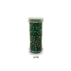 Klaasist ümmargused toruhelmed 6/0 RainBow® plasttorus 25 g, värv 167B hind ja info | Ehete valmistamine, helmestamine | kaup24.ee