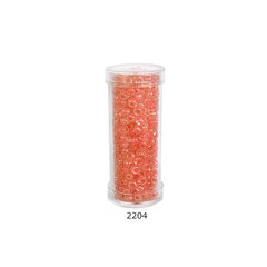 Klaasist ümmargused toruhelmed 6/0 RainBow® plasttorus 25 g, värv 2204 hind ja info | Ehete valmistamine, helmestamine | kaup24.ee