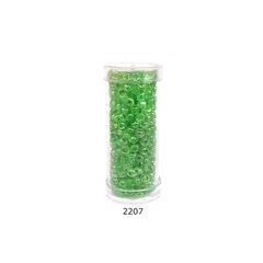 Klaasist ümmargused toruhelmed 6/0 RainBow® plasttorus 25 g, värv 2207 hind ja info | Ehete valmistamine, helmestamine | kaup24.ee