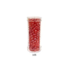 Klaasist ümmargused toruhelmed 6/0 RainBow® plasttorus 25 g, värv 105 hind ja info | Ehete valmistamine, helmestamine | kaup24.ee