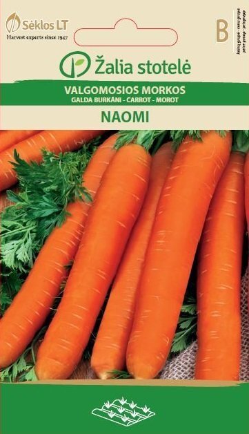 Porgand Naomi цена и информация | Köögivilja-, marjaseemned | kaup24.ee