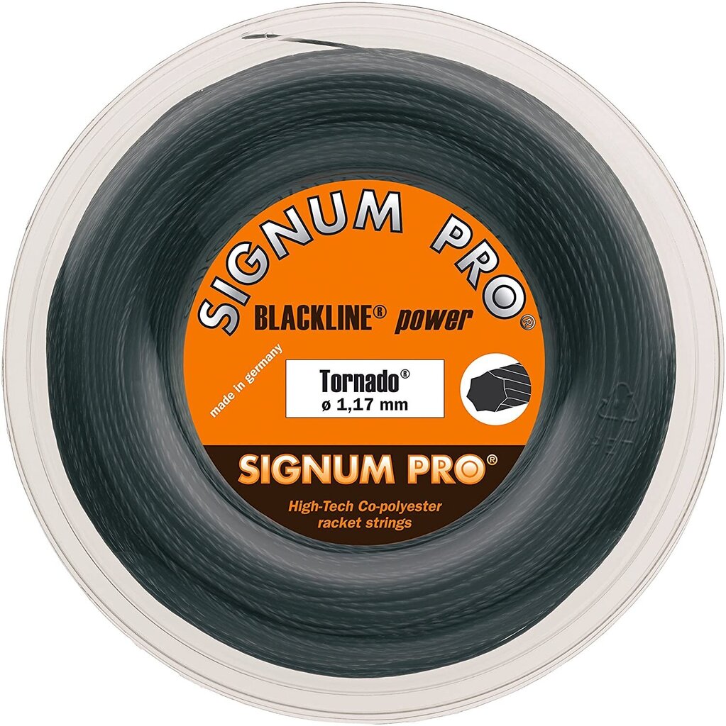 Tennisereketi stringid Signum Pro TORNADO 200m, 1.17mm цена и информация | Välitennise tooted | kaup24.ee