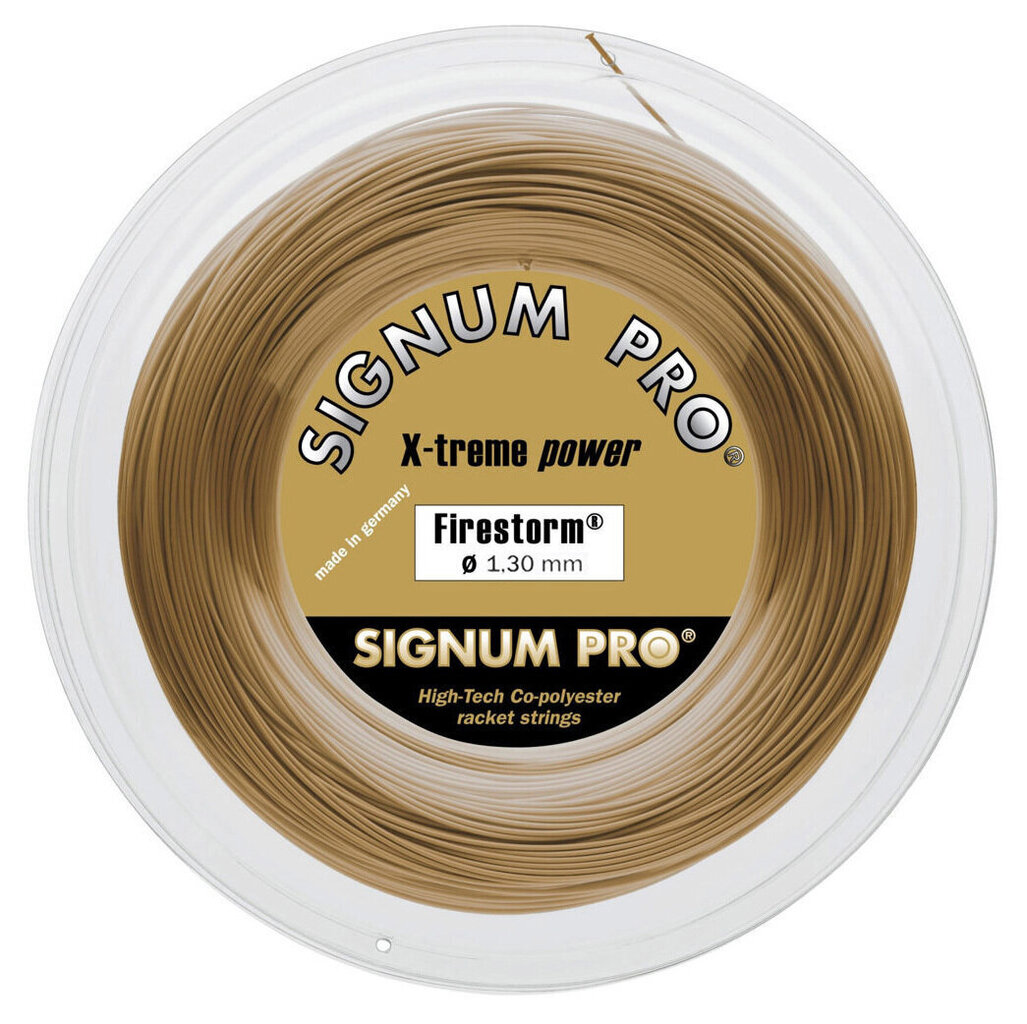 Tennisereketi stringid Signum Pro FIRESTORM 200m, 1.30mm цена и информация | Välitennise tooted | kaup24.ee