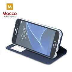 Mocco Smart Look Magnet Book Case With Window For Apple iPhone X Blue цена и информация | Чехлы для телефонов | kaup24.ee