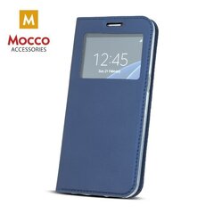 Mocco Smart Look Magnet Book Case With Window For Apple iPhone X Blue цена и информация | Чехлы для телефонов | kaup24.ee