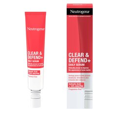 Igapäevane seerum NEUTROGENA Clear & Defend + Daily, 30 ml. цена и информация | Сыворотки для лица, масла | kaup24.ee