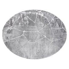 Современный круглый ковёр Mefe 2783, Мрамор, тёмно-серый цена и информация | Ковры | kaup24.ee