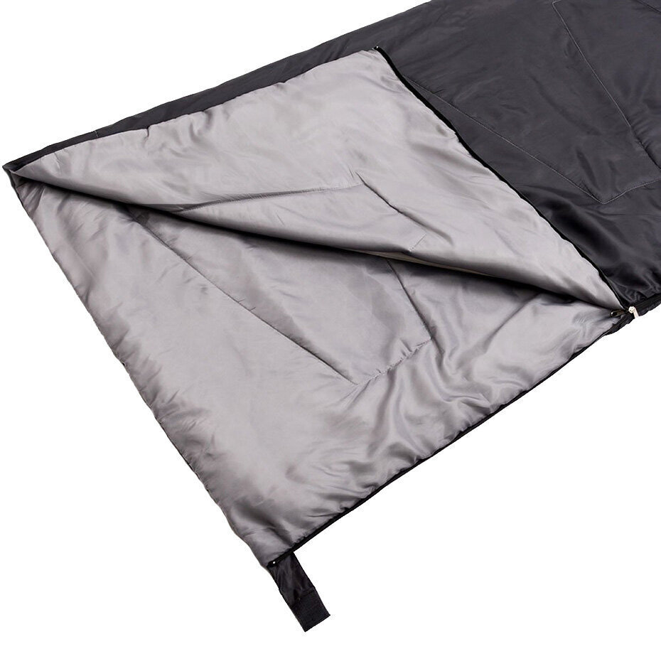 Magamiskott Meteor Snooze, must, 180x75 cm hind ja info | Magamiskotid | kaup24.ee