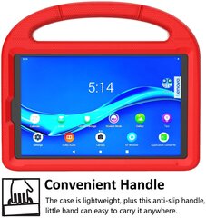 Чехол Shockproof Kids для Samsung X200/X205 Tab A8 10.5 2021, красный цена и информация | Чехлы для планшетов и электронных книг | kaup24.ee