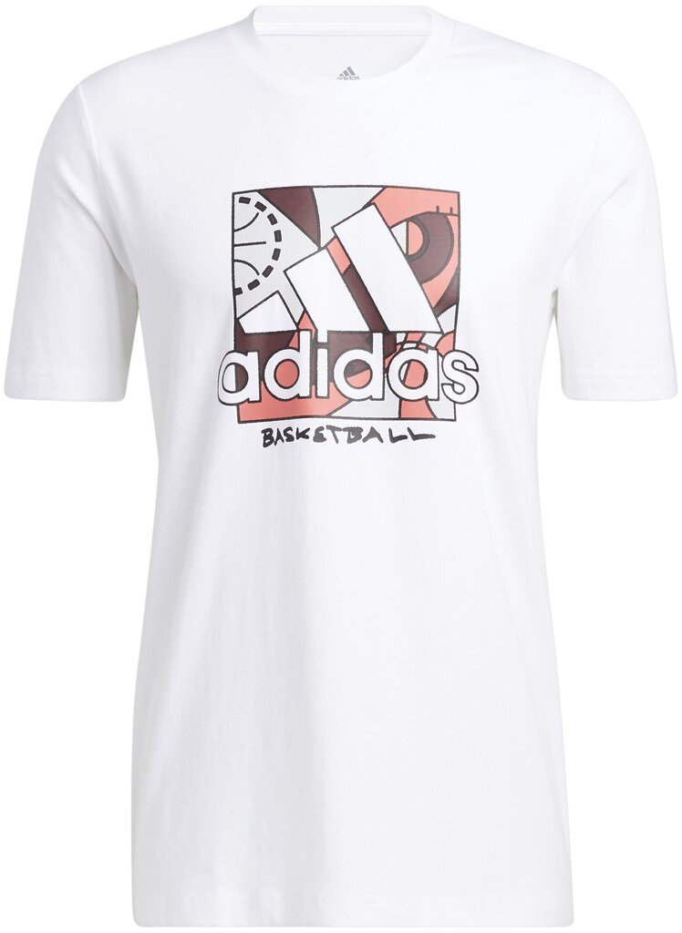 Adidas T-Särgid Univ Bos White HC6911 HC6911/3XL hind ja info | Meeste T-särgid | kaup24.ee