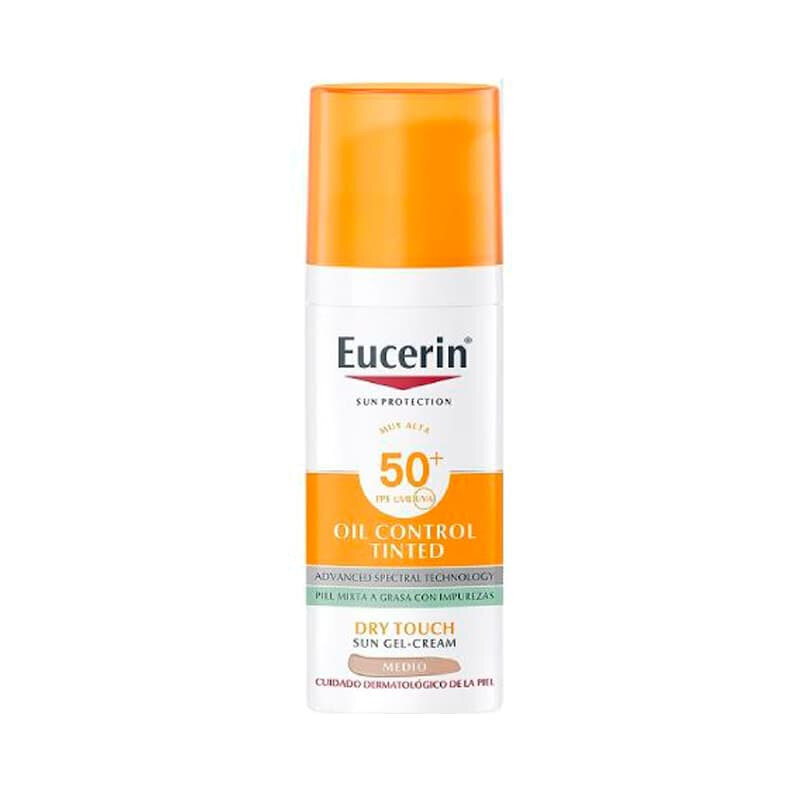 Näokreem rasusele nahale Eucerin Sun Oil Control SPF50+ 50 ml цена и информация | Päikesekreemid | kaup24.ee