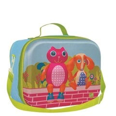 Цветная мягкая сумочка для обеда Oops City 3D, с 2 ремешками, для детей от 18м+, 24x10x19см, синяя, 31006.20 цена и информация | Посуда для хранения еды | kaup24.ee