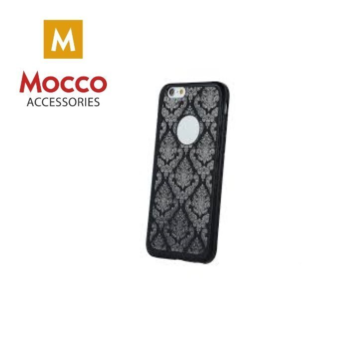 Mocco Ornament Back Case Silicone Case for Samsung J730 Galaxy J7 (2017) Black цена и информация | Telefoni kaaned, ümbrised | kaup24.ee