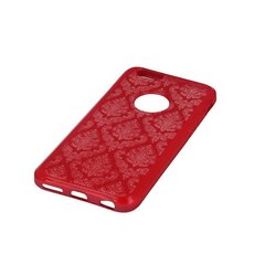 Mocco Ornament Back Case Silicone Case for Samsung A320 Galaxy A3 (2017) Red цена и информация | Чехлы для телефонов | kaup24.ee