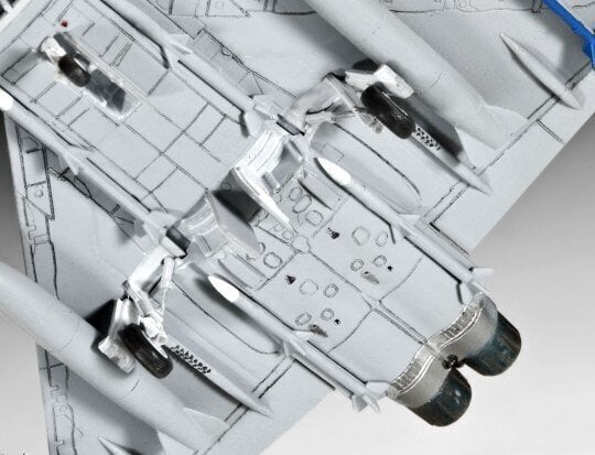 Revell Eurofighter Typhoon 1: 144, kujuke цена и информация | Klotsid ja konstruktorid | kaup24.ee