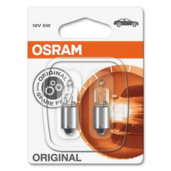 Autopirnid Osram BA9s Original Miniwatt 4050300647258 цена и информация | Автомобильные лампочки | kaup24.ee