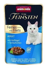 Влажный корм для кошек Animonda Vom Feinsten Poultry со вкусом филе птицы и минтая, 85 г цена и информация | Кошачьи консервы | kaup24.ee