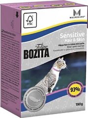 Bozita Sensitive Hair & Skin kassi konserv, 190 g hind ja info | Konservid kassidele | kaup24.ee